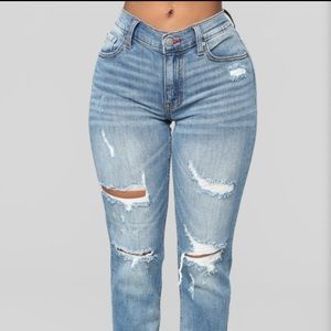 Fashion Nova Ripped Jeans